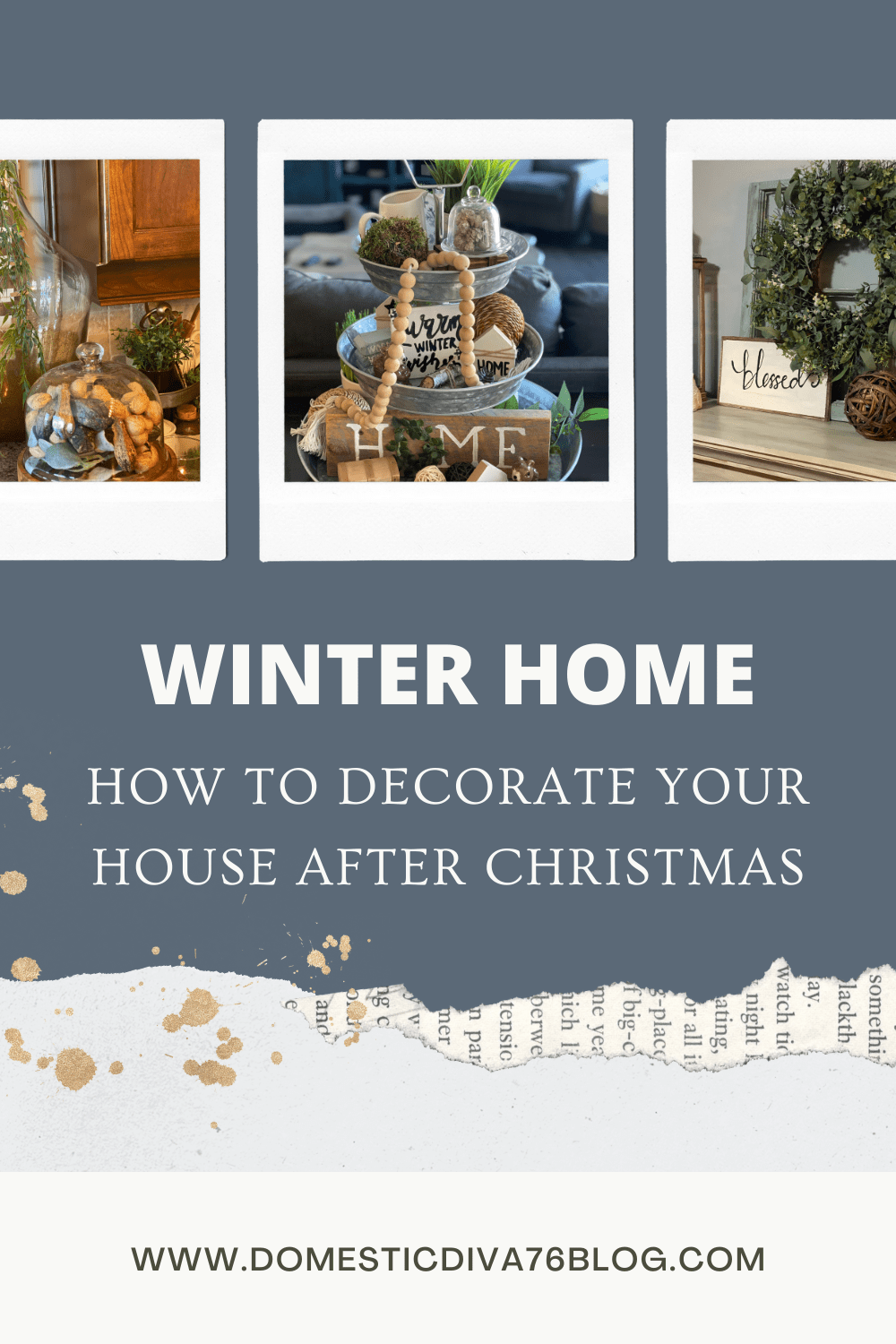 Winter Home Decor Ideas after&nbsp;Christmas